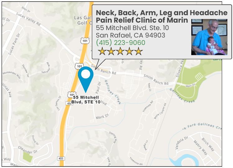 Pain Relief Clinic of Marin on googlemap