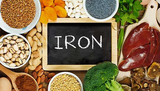 iron rich foods recommended by San Rafael chiropractor