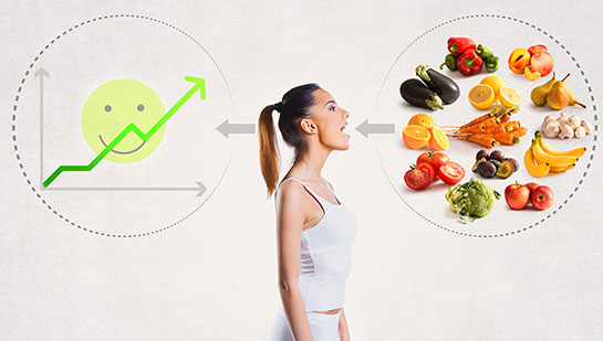 patient consuming healthy foods under guidance of San Rafael chiropractor