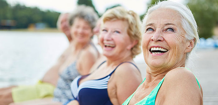 group of senior woman happy and healthy after following lifestyle tips from San Rafael chiropractor