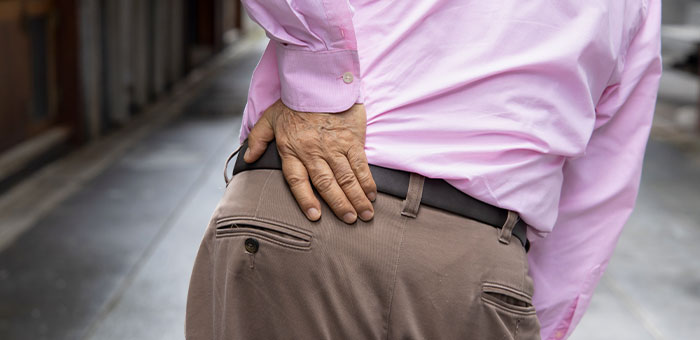 patient needing bone spur treatment in San Rafael