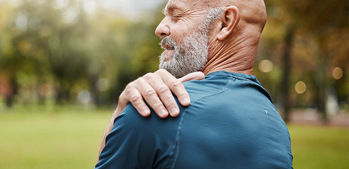 patient needing calcific tendonitis treatment in San Rafael