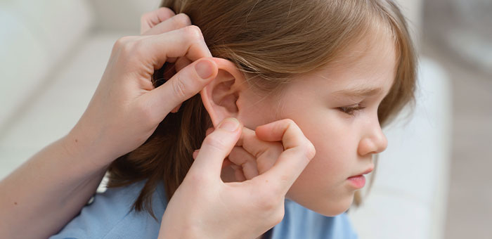 patient needing ear infection treatment in San Rafael