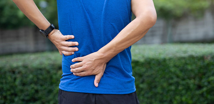 patient needing pinched nerve treatment in San Rafael