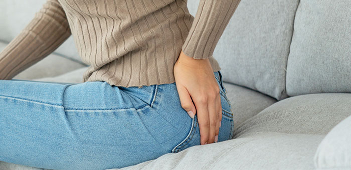 patient needing tailbone pain treatment in San Rafael