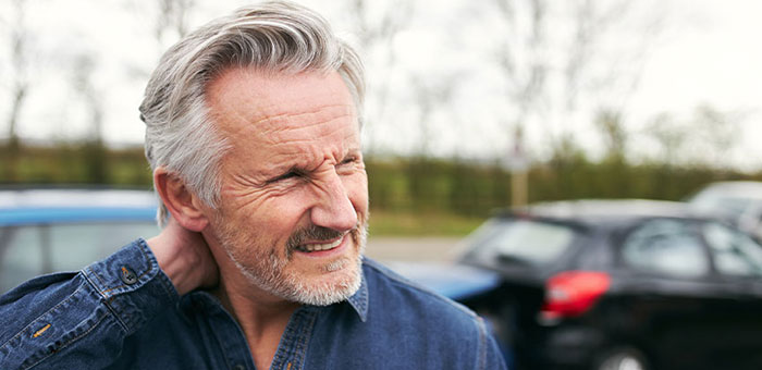 patient receiving auto accident injury chiropractic in San Rafael