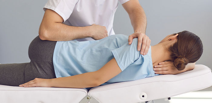 patient receiving chiropractic in San Rafael