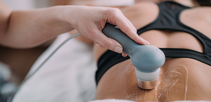 patient receiving ultrasound therapy in San Rafael